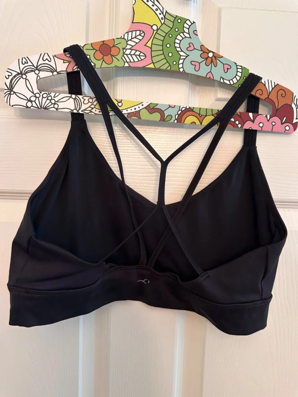 Freely black sports bra size xl